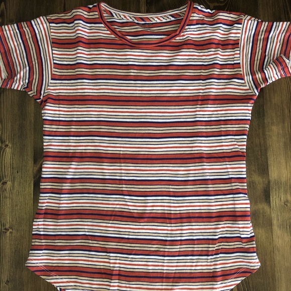 Madewell Crewneck Striped Tee Sz xxs - Picture 4 of 4